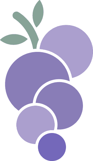 Icona Grappolo Uva viola